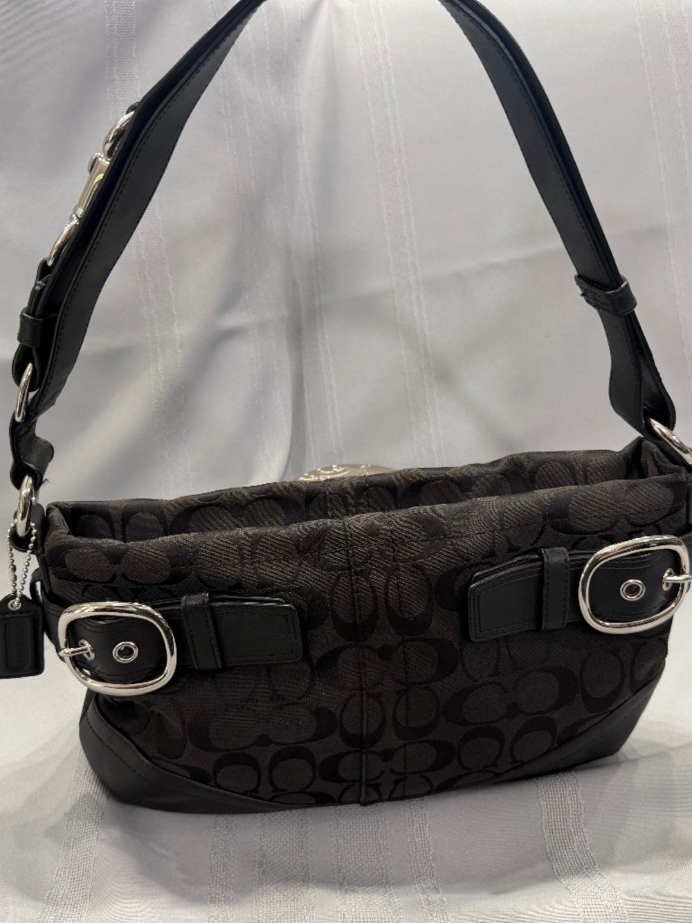 2011 COACH Soho Signature One Shoulder Bag F17169